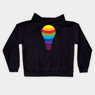 Colourful bulb Kids Hoodie